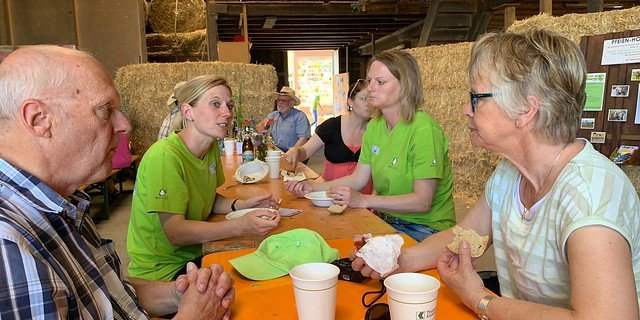 60 000 Besucherinnen und Besucher nutzten die Gelegenheit des nationalen Tages der offenen Hoftüren. (Bild SBV)