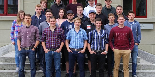 Die Klasse 3A Landwirtinnen und Landwirte EFZ des Inforama Rütti. (Bilder zVg)