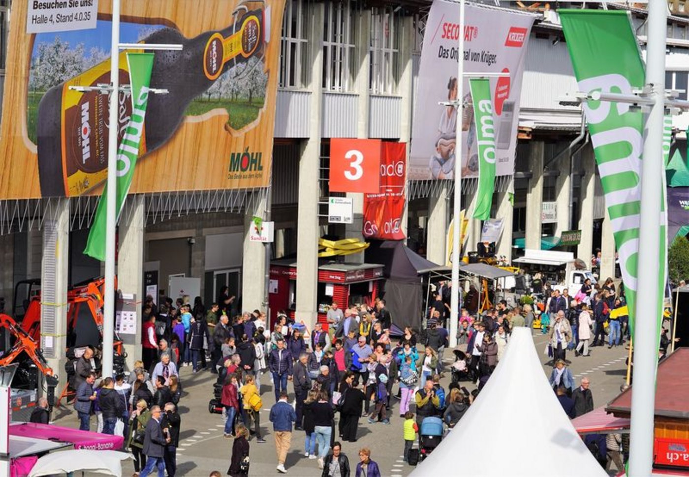 Die Olma bereitet sich auf die Zukunft vor. (Bild lid)