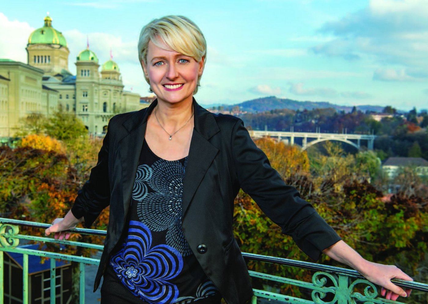 Für ein Jahr höchste Schweizerin: Isabelle Moret. (Bild Parlamentsdienste)