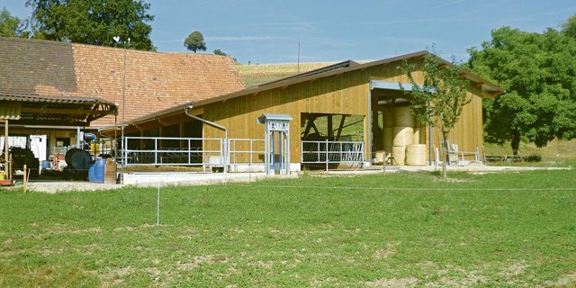 Auch der Stall von Felix Wermelinger aus Hergiswil LU wurde erneuert.(Bilder zVg)