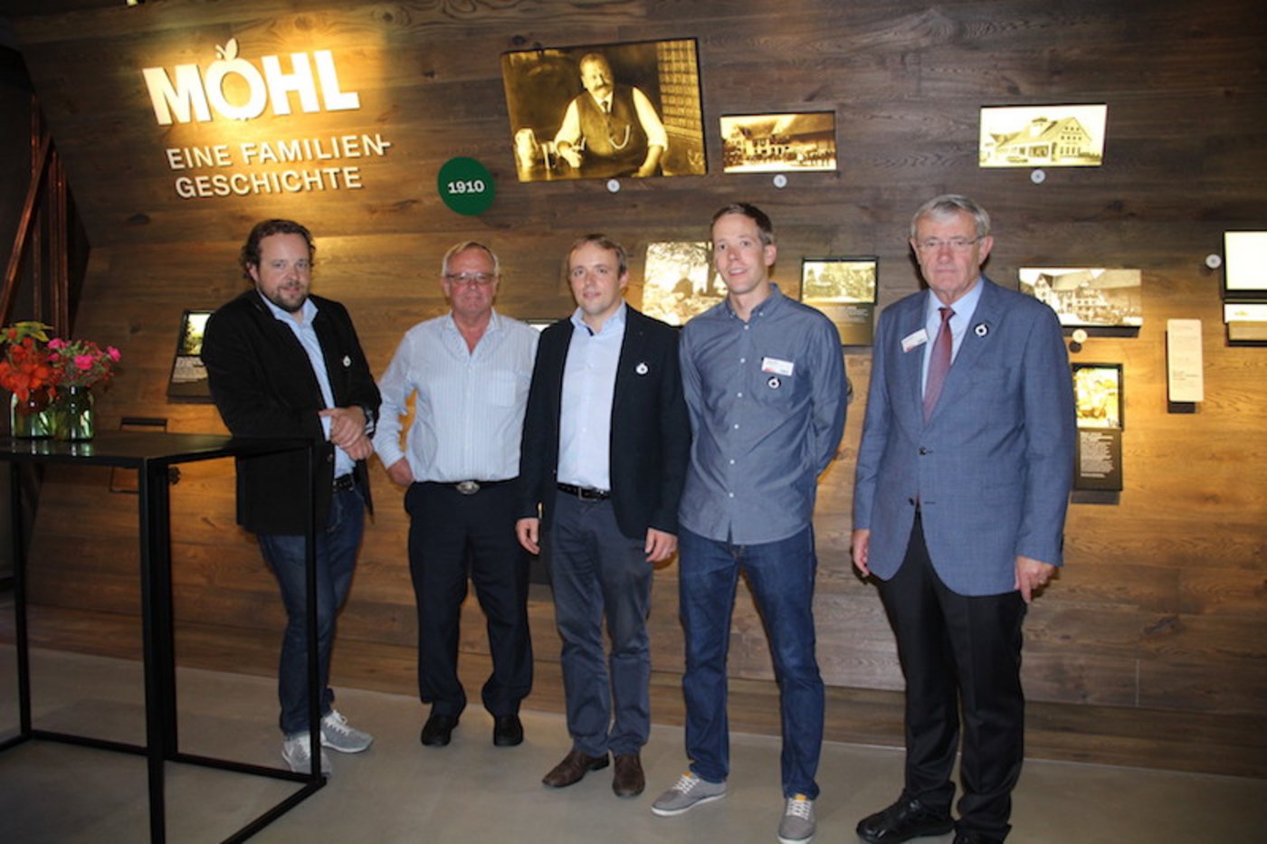 Christoph, Markus, Georges, Lukas und Ernst Möhl. (Bilder Trudi Krieg)