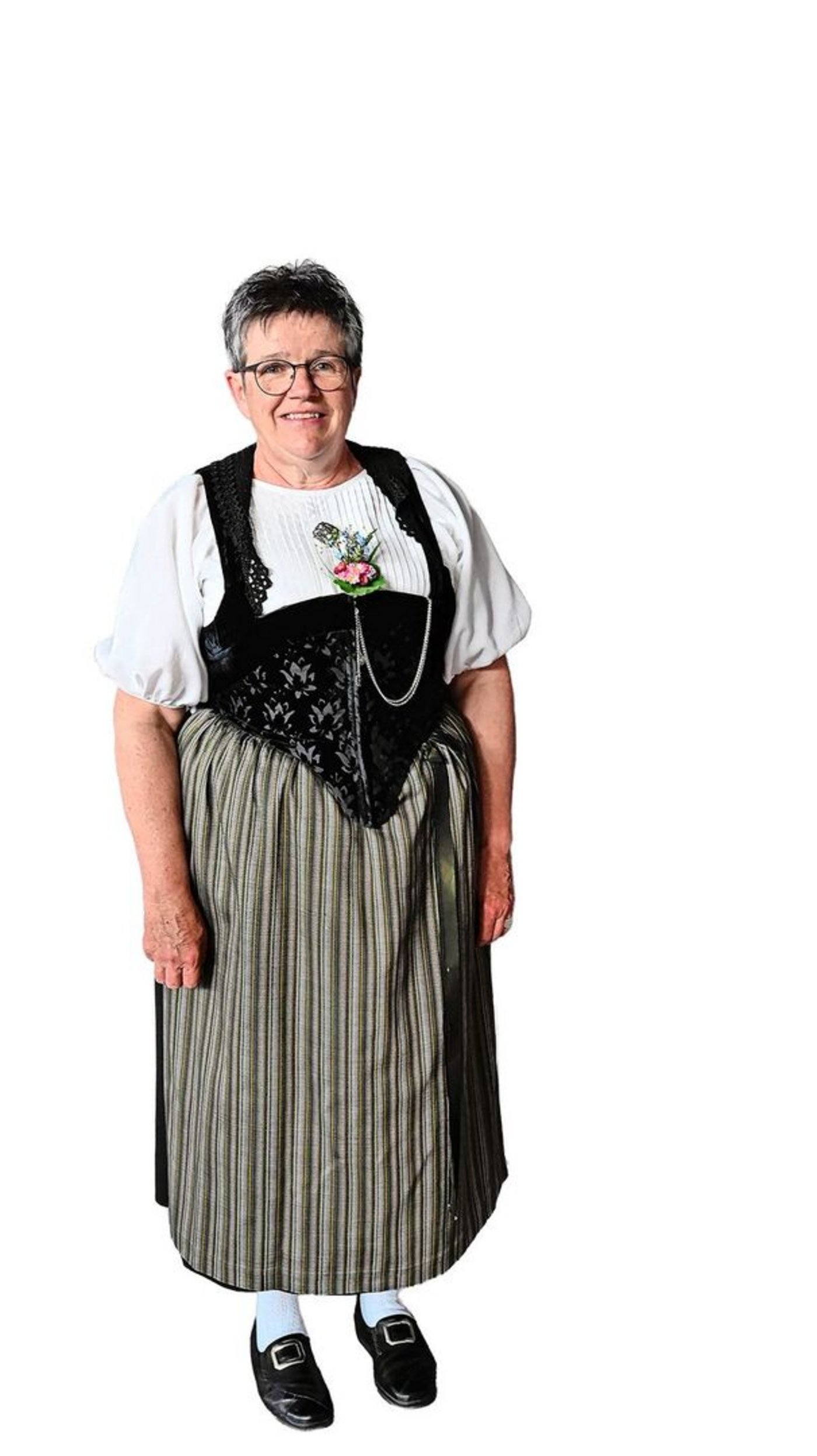 Ursula Lüthi fühlt sich wohl in ihrer Gotthelftracht.