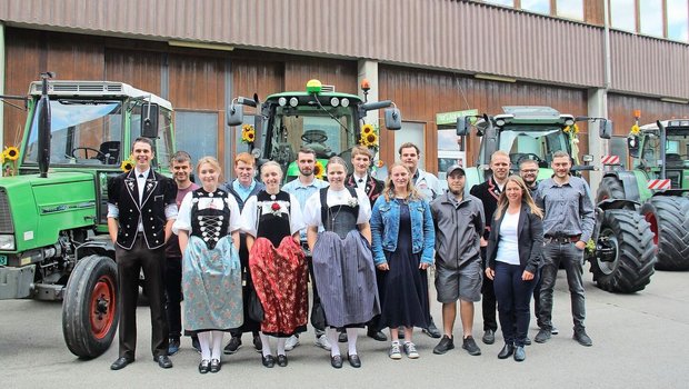 Sie absolvierten ihr letztes Lehrjahr als Landwirt/in EFZ als Klasse 3B. 