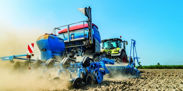 Für die Ausbringung der Maiskörner werden spezielle Maschinen benötigt. In der Schweiz bieten die Hersteller Lemken (siehe Bild) und Pöttinger Landtechnik AG die Einzelkornsämaschinen an. (Bilder Lemken)