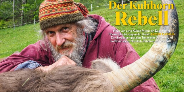 An Medienpräsenz fehlt es nicht, aber an Geld: Armin Capaul in einem der zahllosen Artikel über ihn. (Ausriss Schweizer Illustrierte)