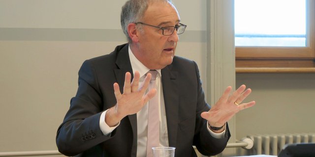 Guy Parmelin, Schweizer Landwirtschafts-Minister in der Defensive. (Bild: «die grüne» / Jürg Vollmer)