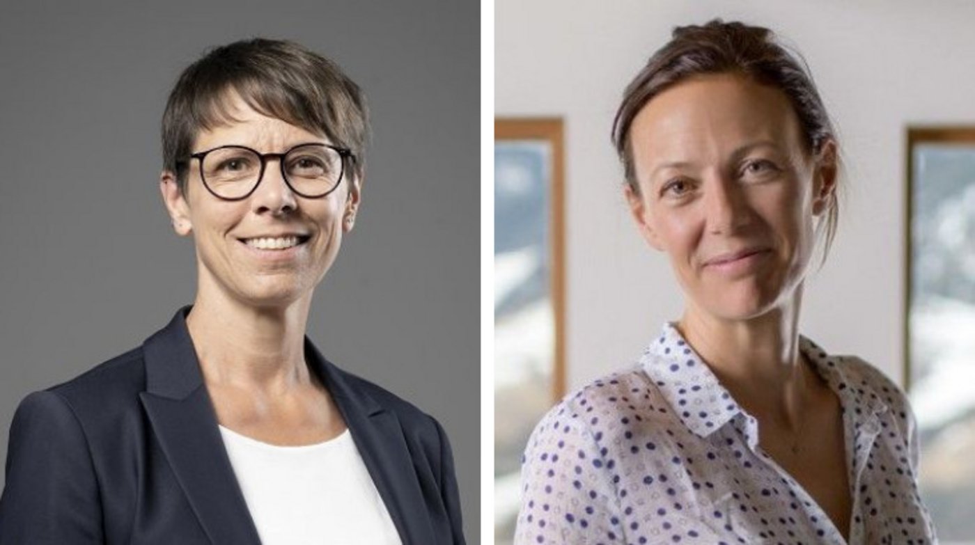 Anne Challandes (links) und Sofia de Meyer (Bild FiBL)