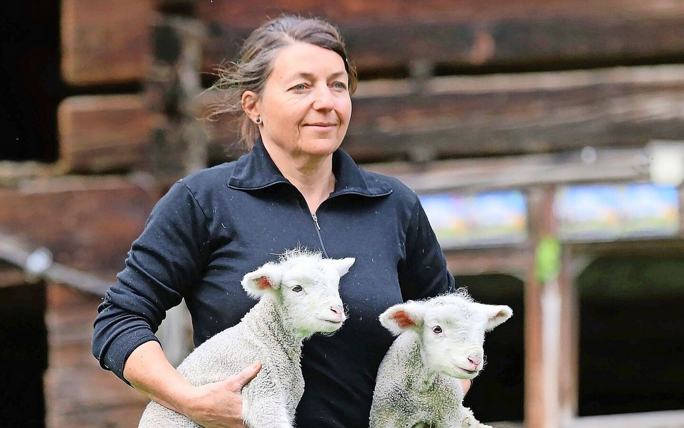 Schon seit ihrer Schulzeit ist Brigitte Fässler eine leidenschaftliche Schafzüchterin.