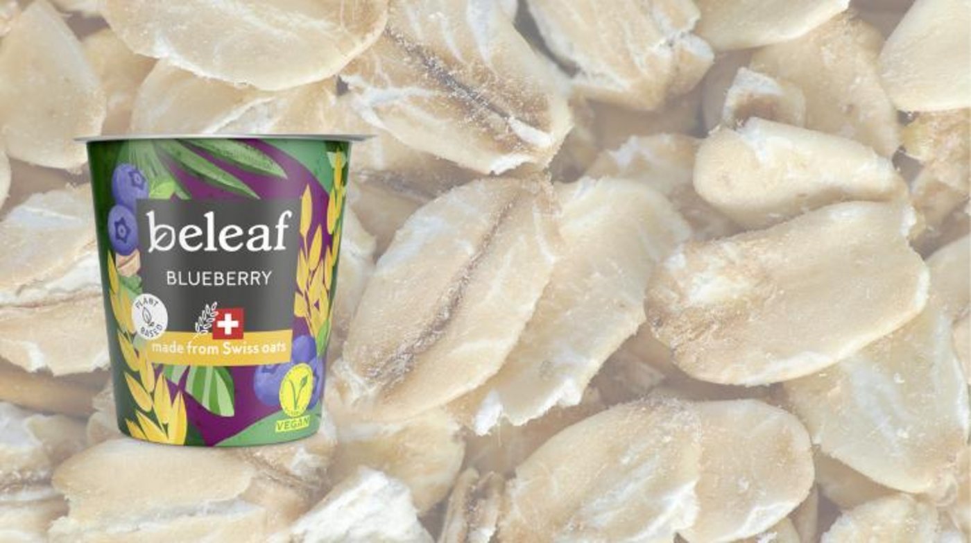 Unter der Marke Beleaf stehen im Detailhandel neu verschiedene Sorten Joghurts und Drinks aus Schweizer Hafer. (Bild Emmi / Pixabay)