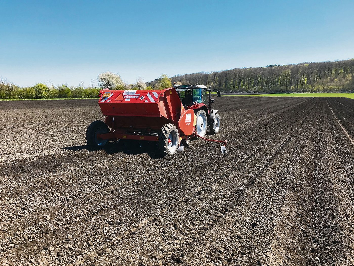 Hier kommt dieses Jahr eine andere Sorte in den Boden: Eine Parzelle auf dem Betrieb von Lukas Streit. (Bild Lukas Streit)