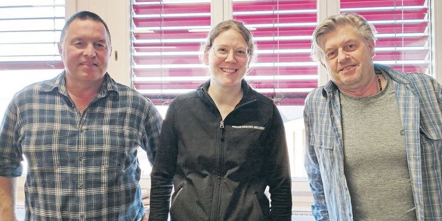 Jörg Streckeisen ist Obmann des Bio-Obstbaurings Ostschweiz, Anja Ackermann Beraterin für den Bio-Obstbau am Arenenberg und Franco Weibel Berater am Ebenrain (v. l.).