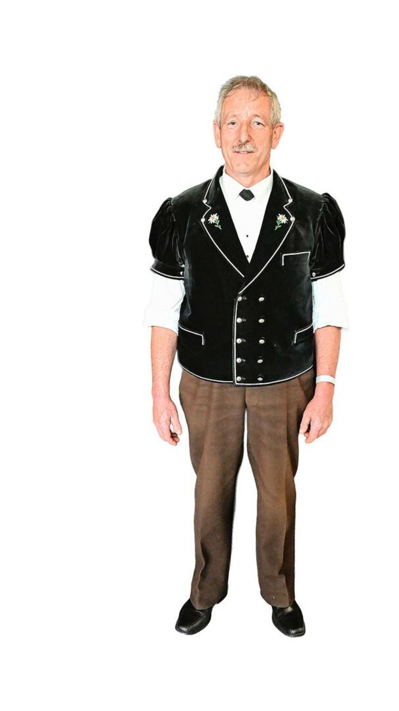 Albert Walthert im Oberländer Sonntagsmutz.