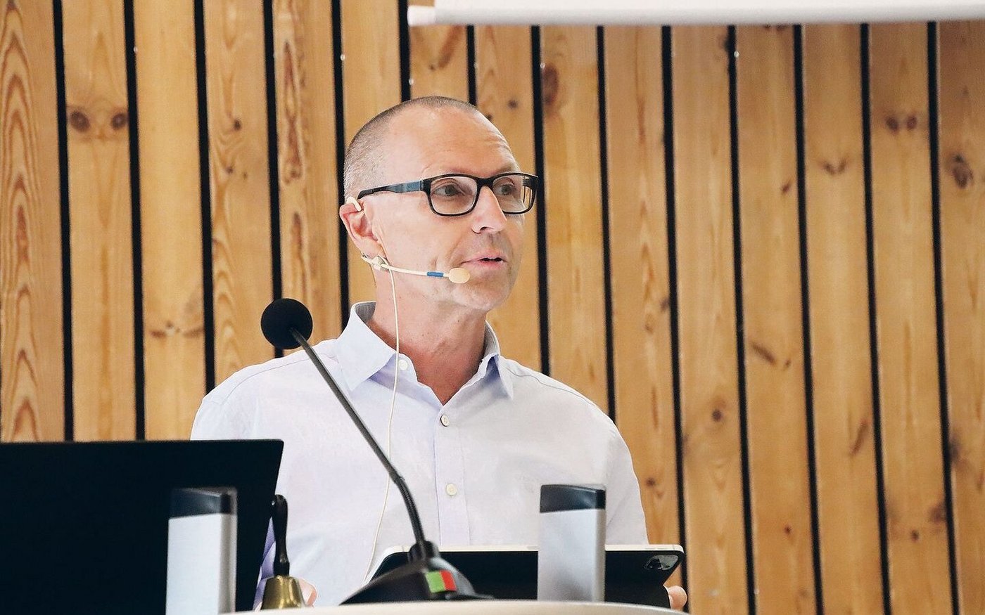 BLW-Vizedirektor Bernard Belk stellte die neuen Produktionssystembeiträge für den Rebbau vor. 