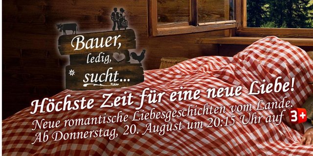 Ab dem 20. August geht die Schweizer Kuppelshow Bauer, ledig, sucht in die nächste Runde. (Bild 3+)