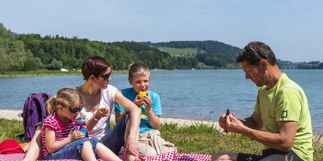 Die »Picnic Box Fribourg Region» lädt von Juni bis Oktober 2020 zu einer Auszeit im Grünen ein. (Bild zVg)