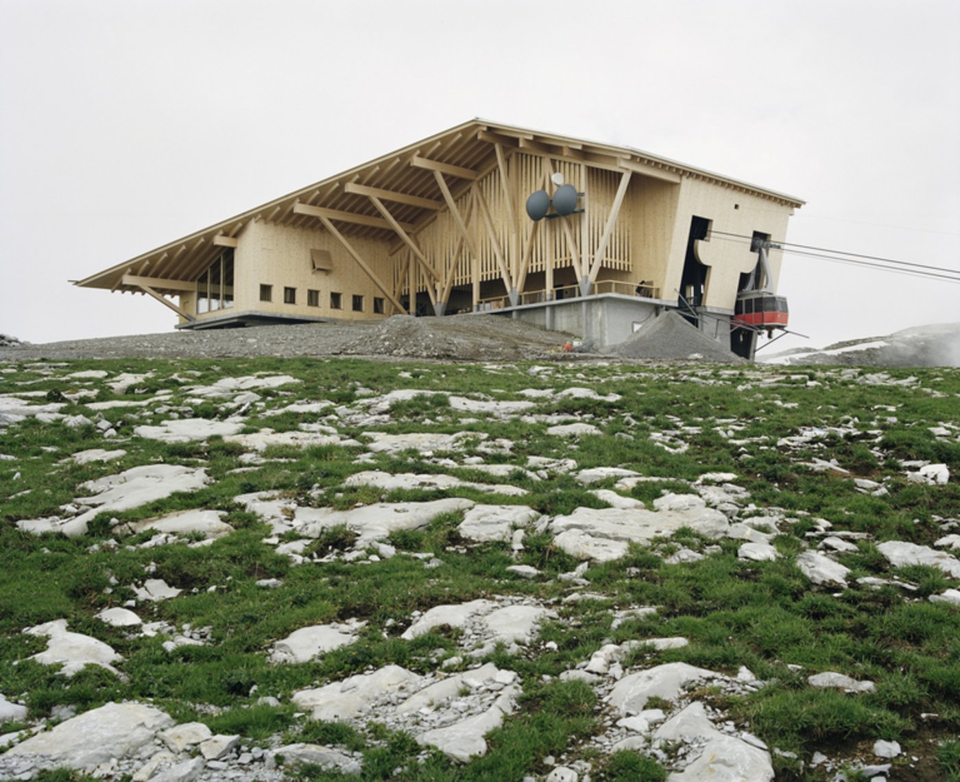Die ausgezeichnete Bergstation. (Bild © Katalin Deér/Prix Lignum 2018)