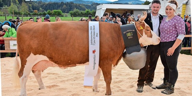 Miss an der Jubiläumsschau wurde die schöne Brisago Lili von der BG Baumann und Kilcher.  