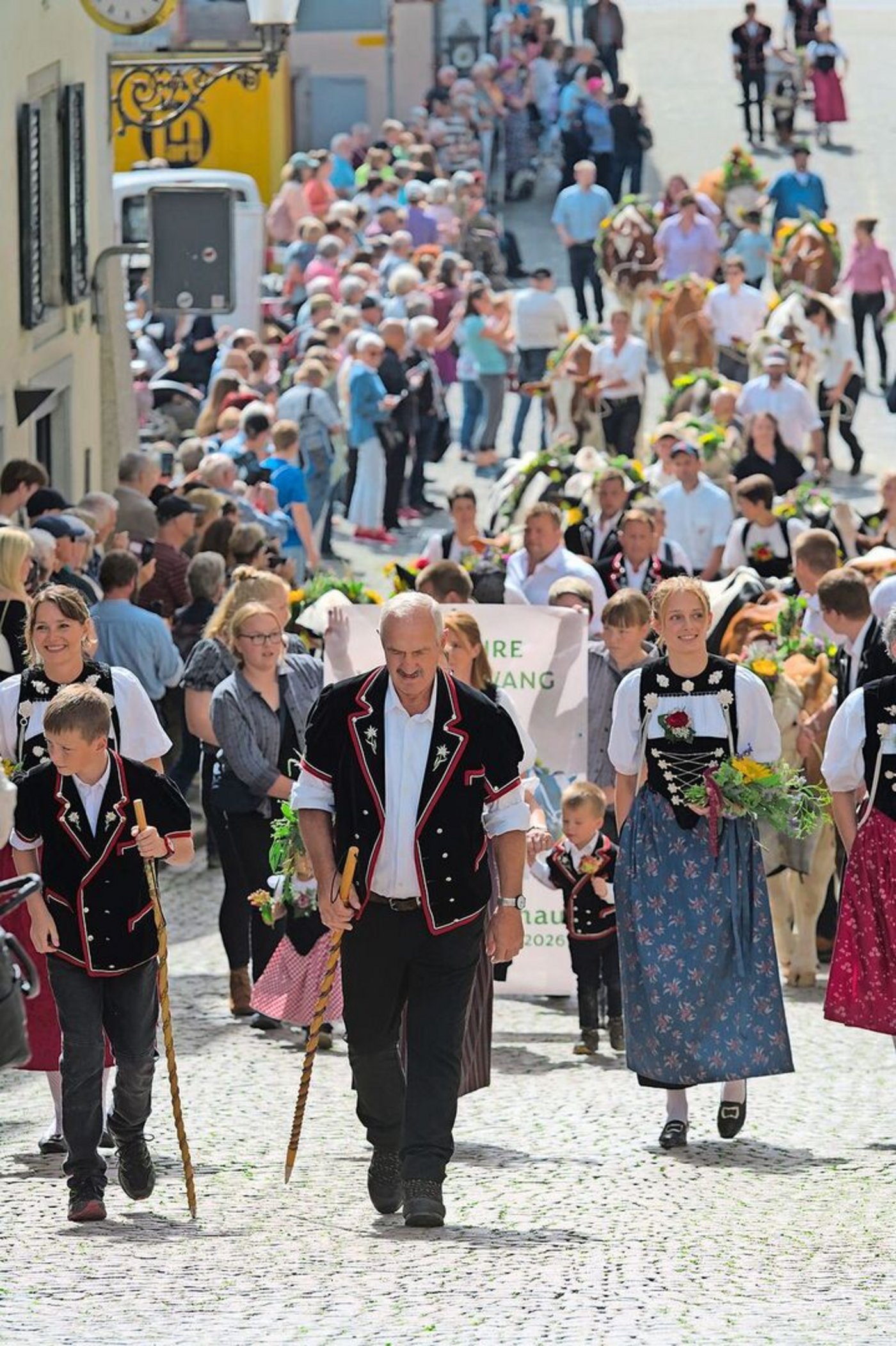 Der schöne Alpabzug lockte auch dieses Jahr viele Zuschauer in die Stadt Solothurn an.