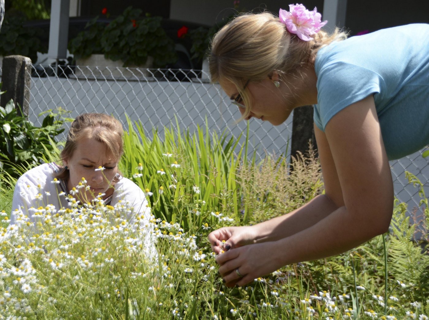 Absolventinnen der Bäuerinnenschule im Modul Gartenbau am BBZN Schüpfheim. (Bilder Andrea Gysin)
