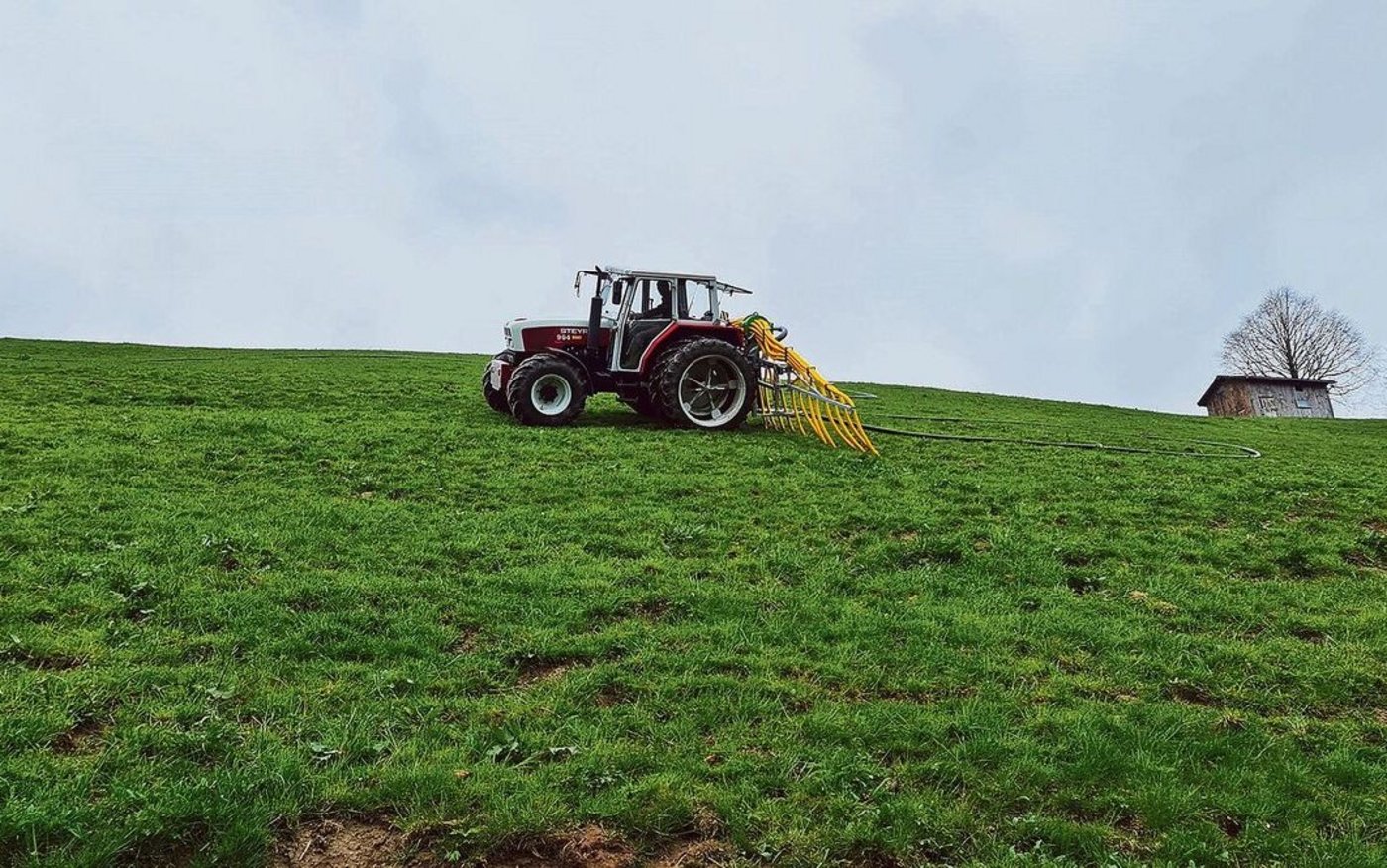 Diese Parzelle im Entlebuch kann nach einer Aufwertung – die Reihenwege wurden ausplaniert, das Unkraut bekämpft – wieder als Mähweide intensiv bewirtschaftet werden.