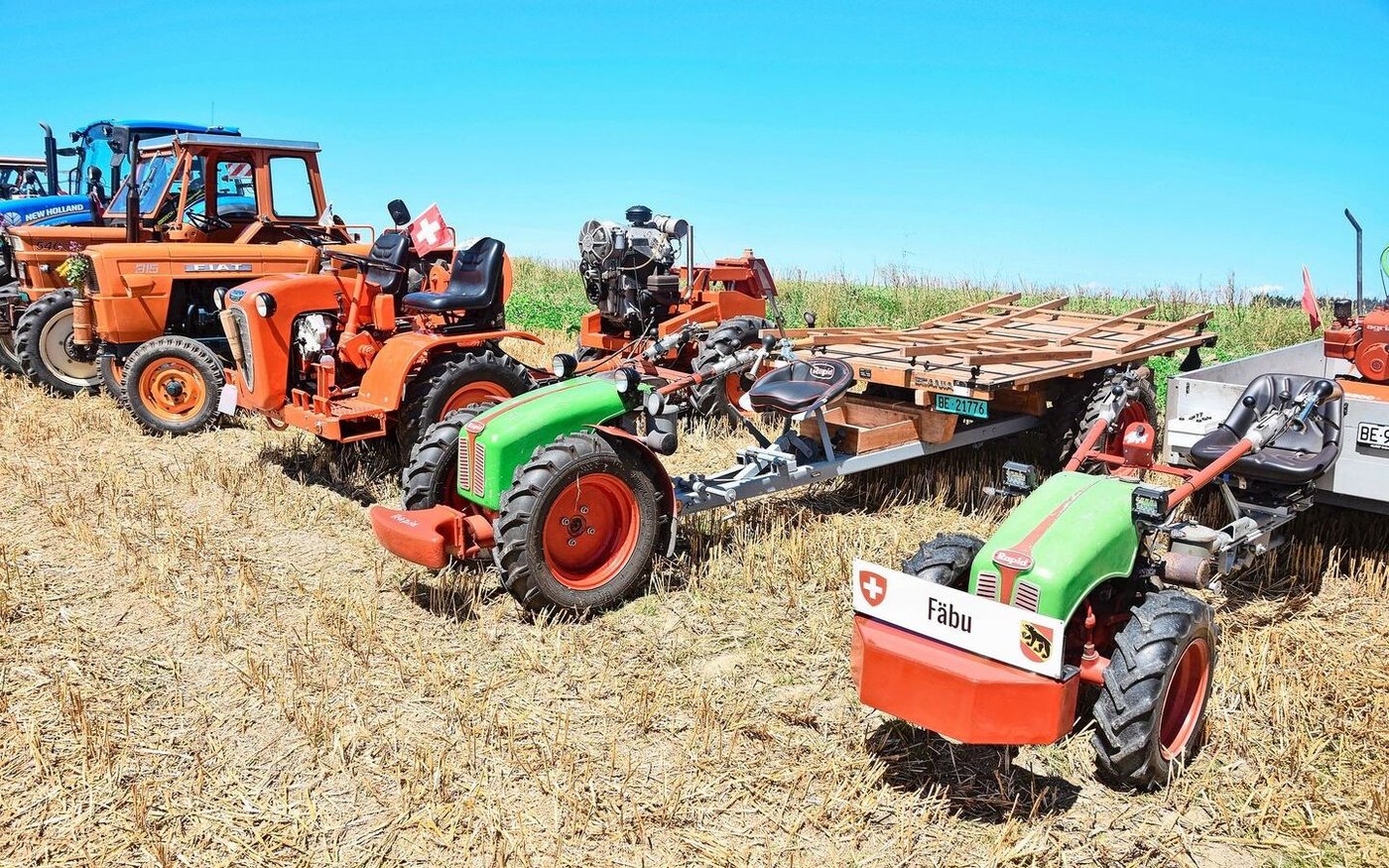 Auch die Einachstraktoren von Rapid durften nicht fehlen. Im Jahr 1950 gelang Rapid ein grosser Durchbruch. 