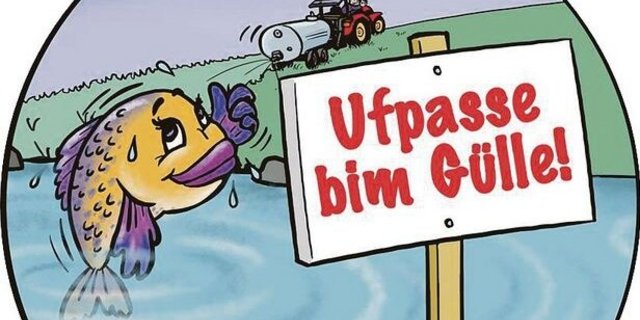 «Ufpasse bim Gülle» bleibt eine Daueraufgabe. 