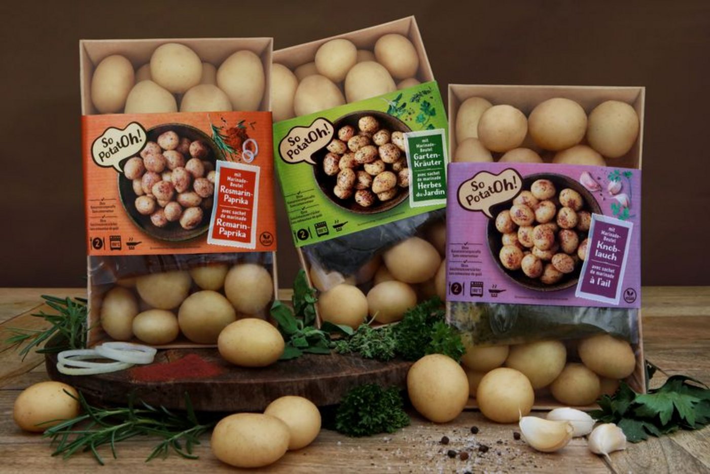 Die backofenfesten Schalen aus FSC-Papierfasern sind laut Terralog eine Neuheit in der Schweiz. (Bild Terralog AG)