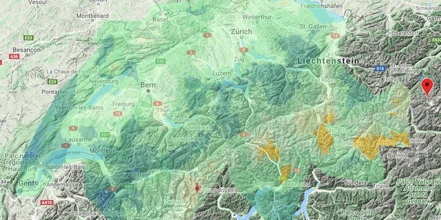 Die neuen Daten sollen Meteodaten wie etwa zur Niederschlagssumme (Bild) ergänzen und gezieltere Massnahmen ermöglichen. (Bild Screenshot agroindex)
