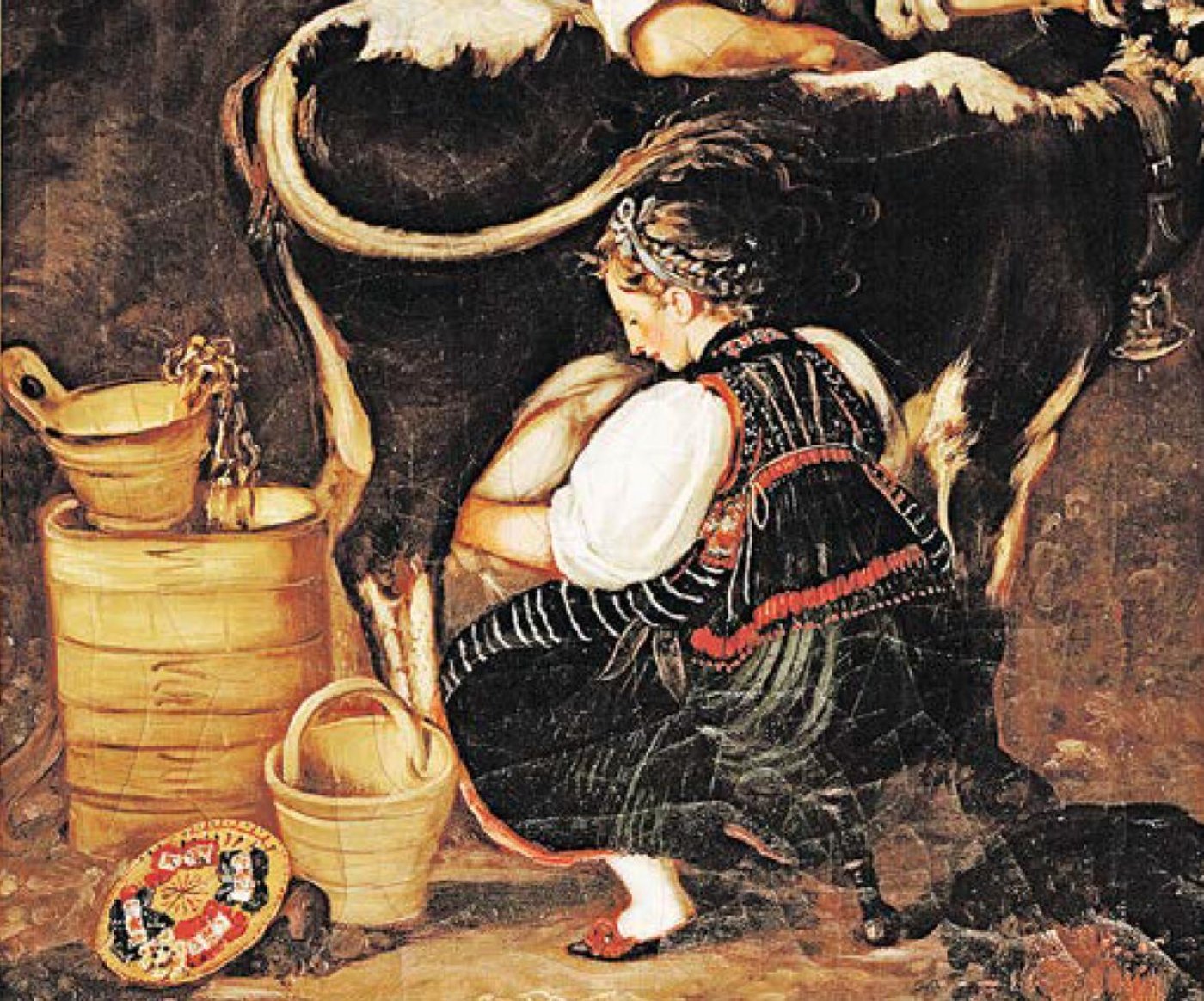 Die Tracht als städtische Sehnsucht nach dem urtümlichen Landleben. Bild von Josef Reinhard, gemalt 1800. (Bild zVg)