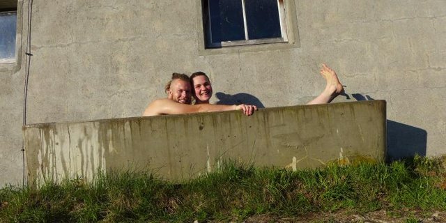 David Moog und Lea Kluge verbringen ihren ersten Sommer auf der Alp Schwandi/Laub. (Bild Lea Kluge)