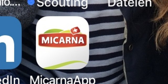 Micarna hat bereits eine App, aber nur für Konsumenten, diejenige für den Direkthandel soll im Februar folgen. (Screenshot akr)