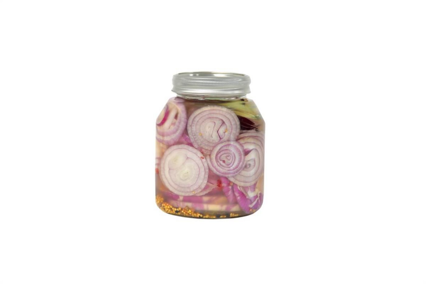 Fermentierte rote Zwiebeln