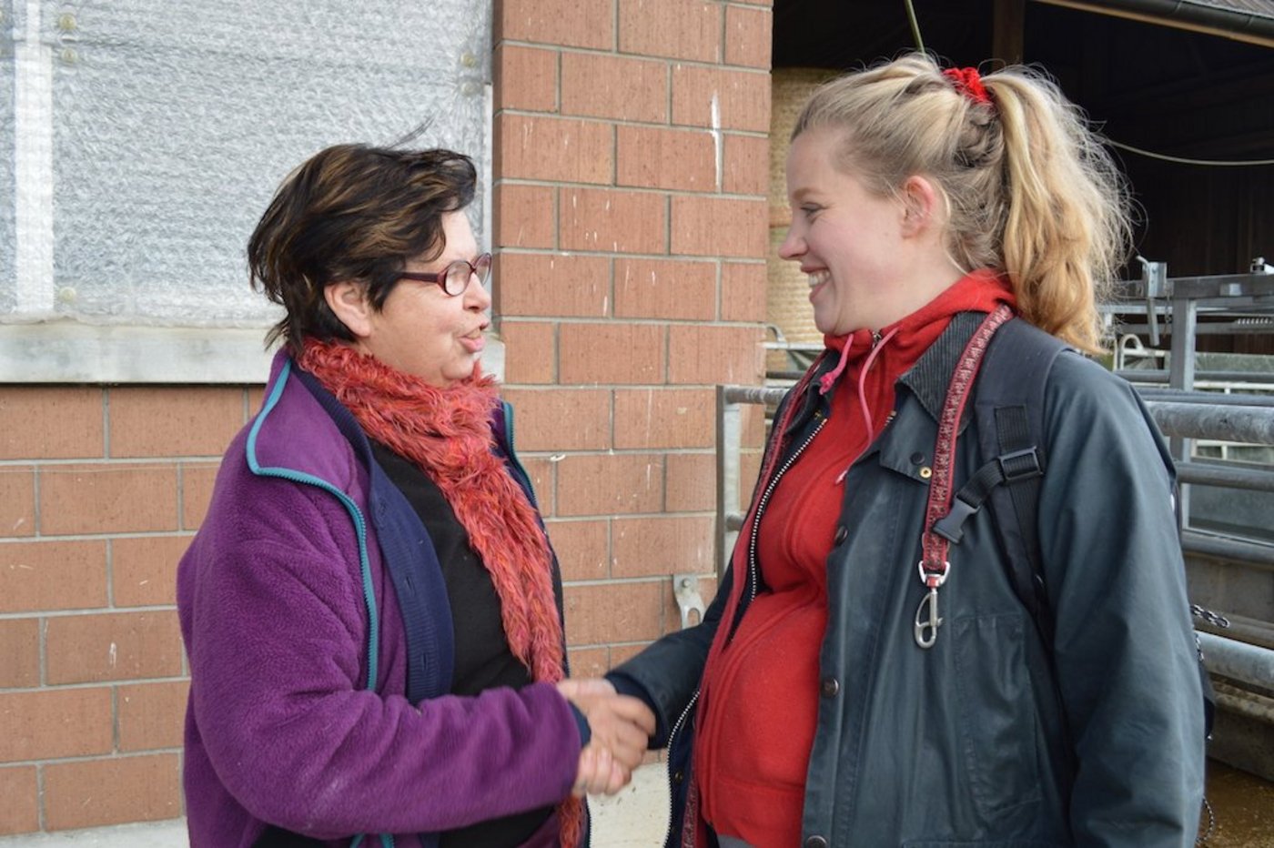Margrit Binder (links) und Ailine Thiemann waren sich nicht in allem uneinig. (Bilder asa)