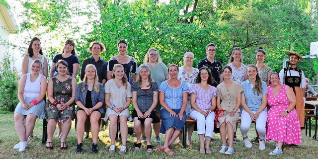 Die erfolgreichen Absolventinnen des Fachkurses Bäuerinnen am LZ Liebegg.