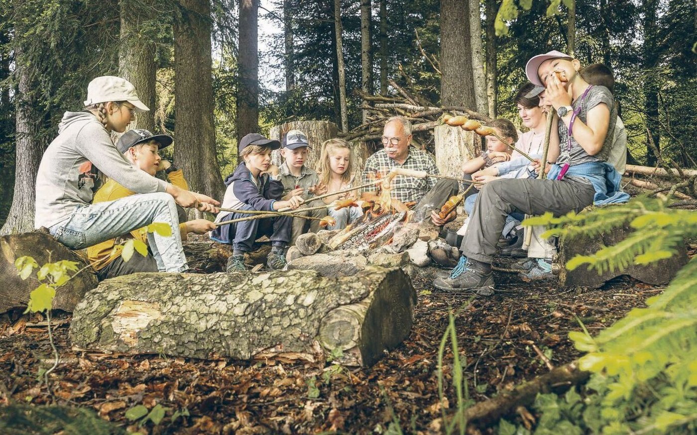 Aufenthalte im Wald sind beliebt, beispielsweise für ein Picknick. Erwartet wird aber mehr Rücksicht.  