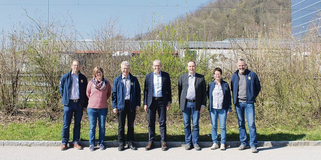 Guy Humbert, Meike Wollenberg Martínez, Urs Vogt, Philipp Wyss, Mathias Gerber, Ursula Freund, Ueli Schild (v.l.).(Bild Mutterkuh Schweiz)