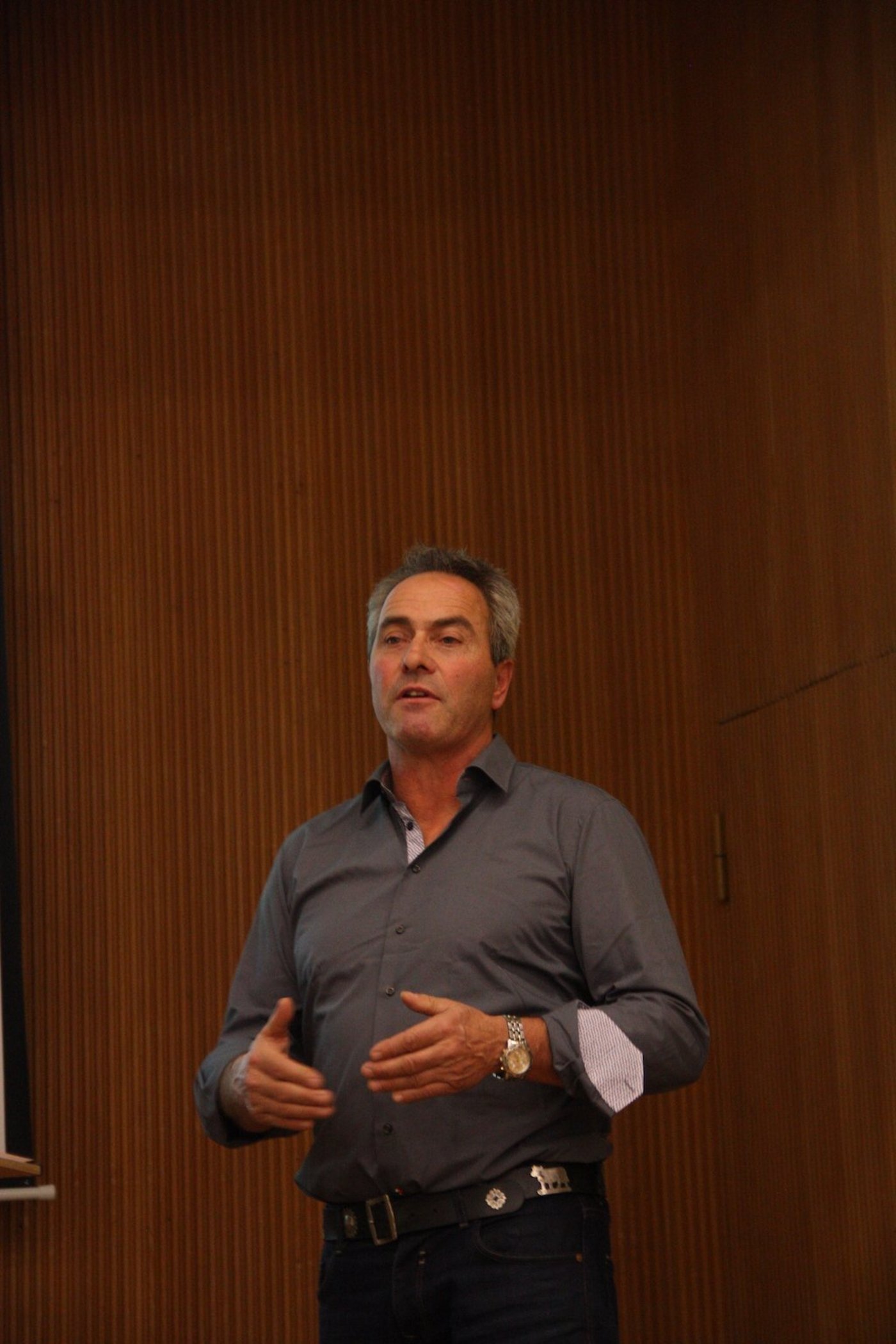 Martin Schlup führte seine letzte Versammlung als Präsident des IP-Rings Rütti-Seeland. Denn dieser wurde aufgelöst. (Bild Andrea Wyss)