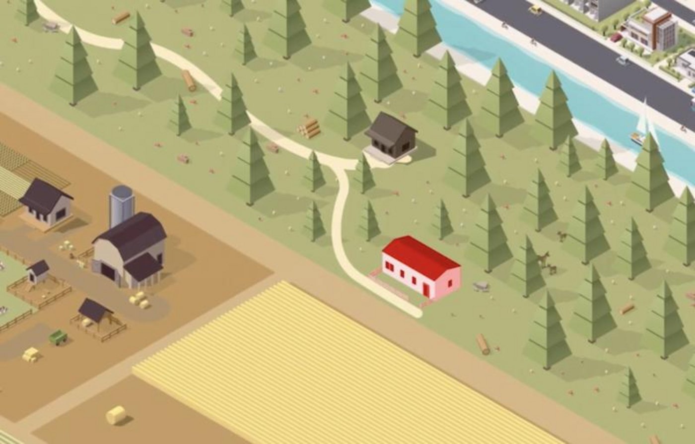 Wenn eine widerrechtlich erstellte Baute ausserhalb der Bauzone vererbt wird,  können auch die neuen Besitzer noch beanstandet werden. (Bild Screenshot Info-Video Raumplanung)