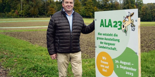 OK-Präsident Alois Huber freut sich, im Sommer die Leistungen der Landwirtschaft einem grossen Publikum zu zeigen. 