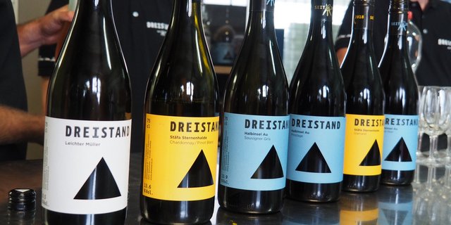 So präsentieren sich die Weine der Marke «Dreistand» des Weinbauzentrums Wädenswil. (Bilder chw)