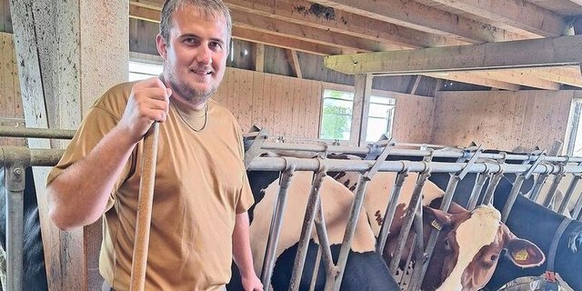 Fabian Duss-Koller übernimmt mit seiner Frau zusammen per 2026 den elterlichen Betrieb.