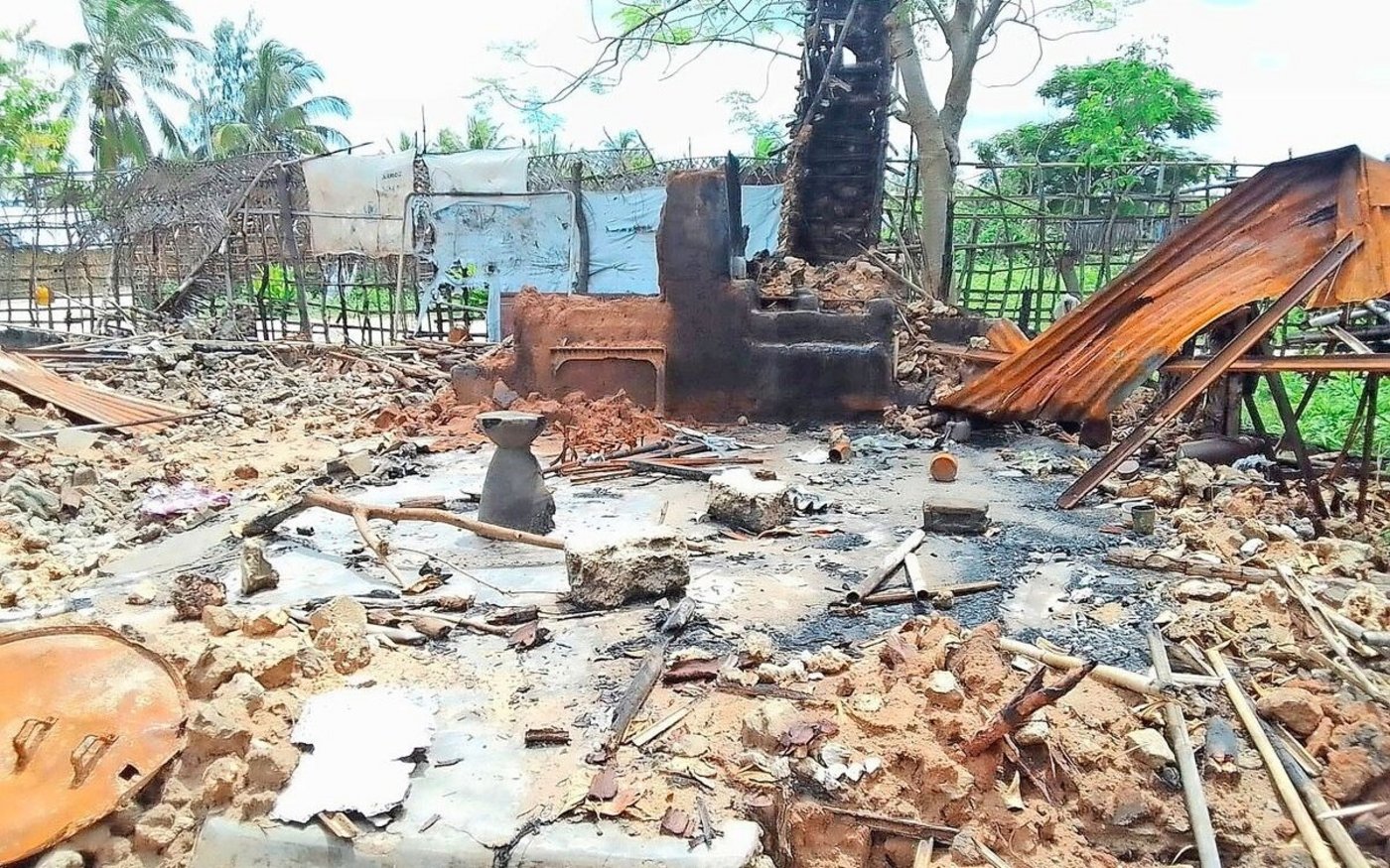 Das Haus des Vizepräsidenten der Kaffee-Vereinigung, in dem sich viel wichtiges Material befand, wurde von den Aufständischen zerstört.