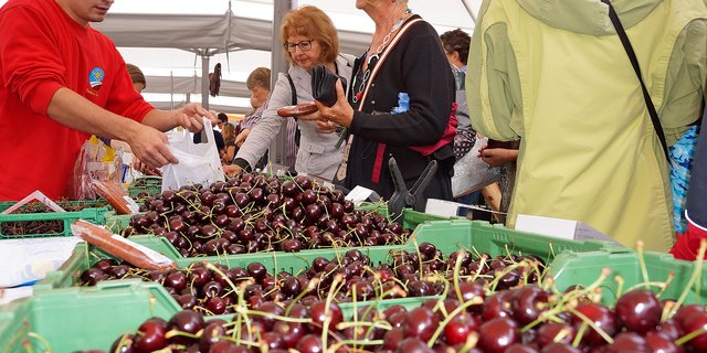 Der traditionelle Kirschenmarkt soll den Menschen in Zeiten der Corona-Krtise ein Stück Lebensfreude offerieren. (Bild zVg)