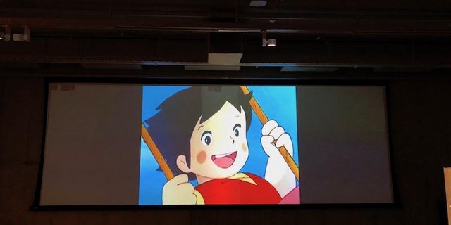 Im Landesmuseum Zürich kann man zurzeit Heidi auf Grossleinwand kucken. (Bilder et)