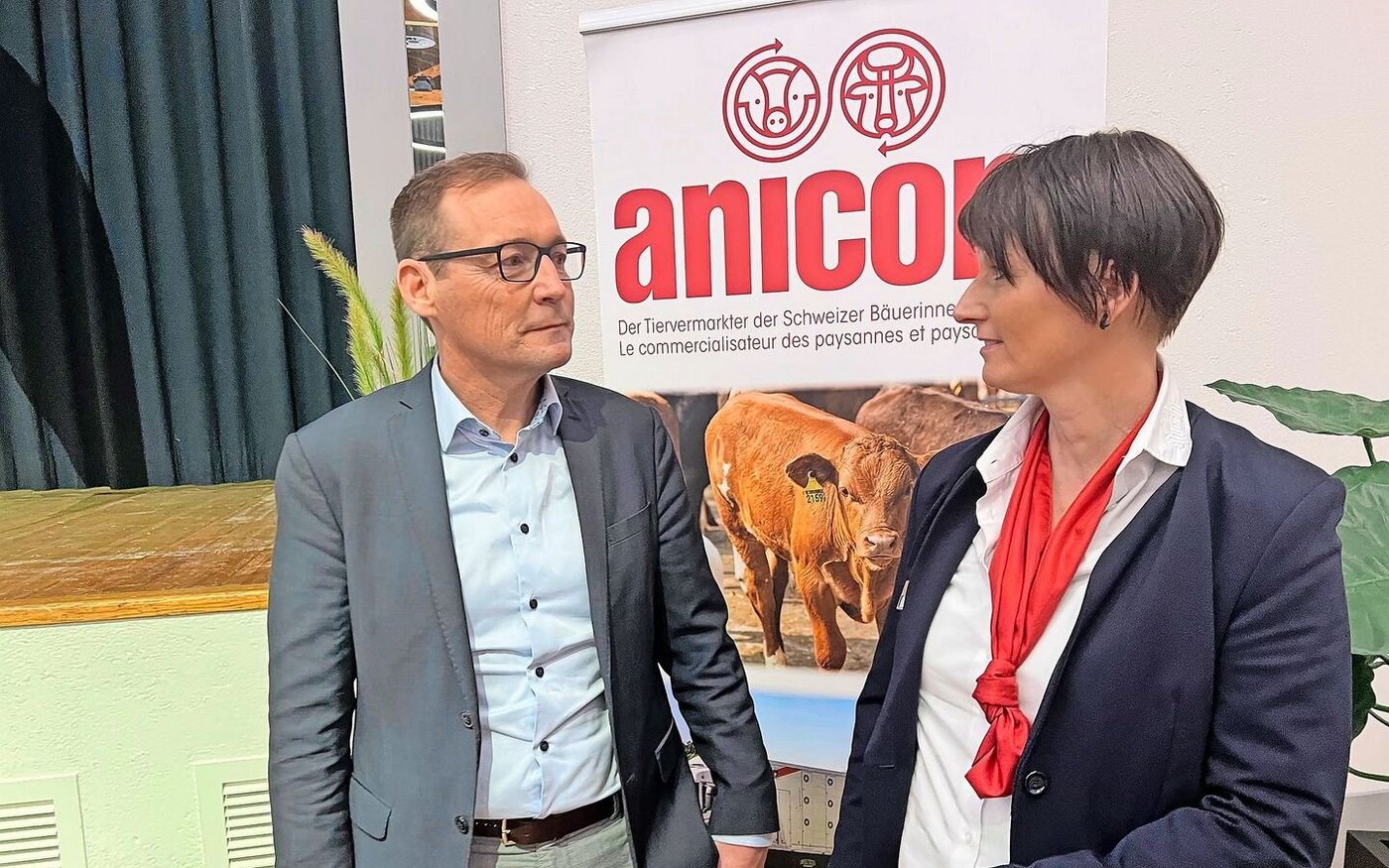 Proviande-Direktor Donat Scheider bei der Anicom.